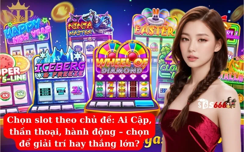 Chọn slot theo chủ đề Ai Cập, thần thoại, hành động – chọn để giải trí hay thắng lớn